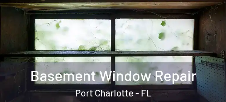 Basement Window Repair Port Charlotte - FL