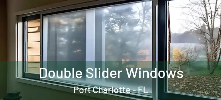 Double Slider Windows Port Charlotte - FL