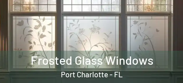 Frosted Glass Windows Port Charlotte - FL